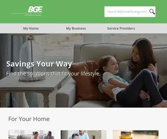 Bgesmartenergy.com(Baltimore Gas and Electric Company) Screenshot