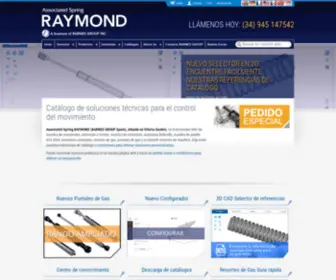 Bgespana.com(Muelles, arandelas y resortes de gas de catálogo disponibles en stock en Vitoria-Gasteiz) Screenshot