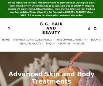 Bghairandbeauty.com(Hair and Beauty) Screenshot