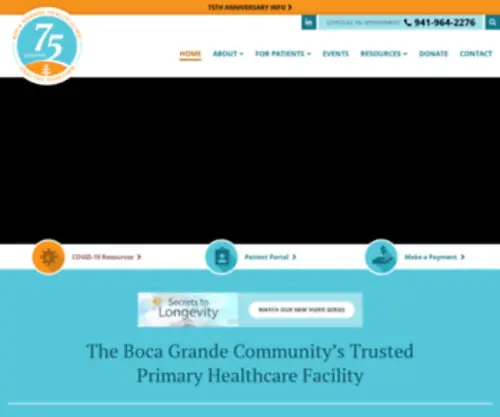 BGHC.org(The Boca Grande Health Clinic) Screenshot