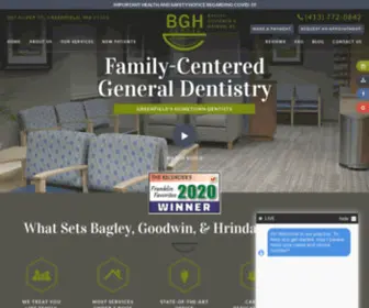 BGhdental.com(Dentist in Greenfield) Screenshot