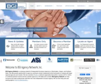 Bginetwork.com(BGI Agency Network) Screenshot