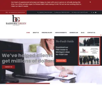 Bglawpc.com(Experienced Attorneys in Michigan) Screenshot