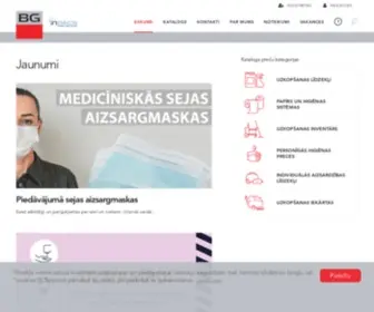 BGLTD.lv(Plašā klāstā viss profesionālai uzkopšanai) Screenshot