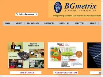 Bgmetrix.com(Main) Screenshot