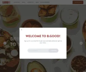 Bgood.ca(B.GOOD Food With Roots) Screenshot