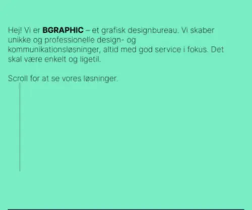 Bgraphic.dk(København) Screenshot