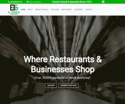 Bgreenco.com(B Green is a wholesale walk) Screenshot