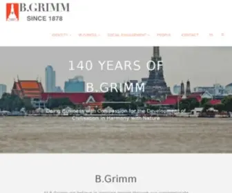 BgrimmGroup.com(Doing business with compassion for the development of civilisation in harmony with nature) Screenshot