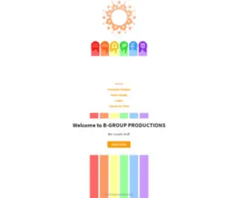 Bgroupproductions.com(B-group Productions) Screenshot