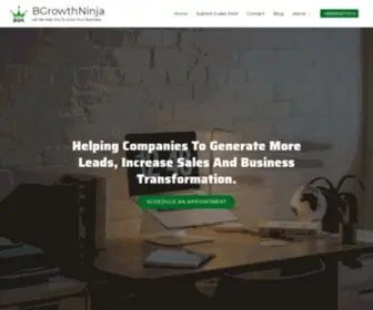 Bgrowthninja.com(Digital Marketing Consultant) Screenshot