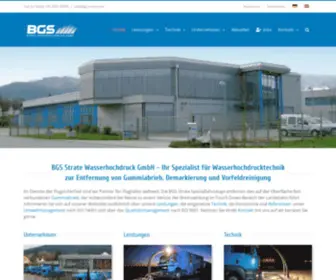 BGS-Strate.com(BGS Strate Wasserhochdruck GmbH) Screenshot