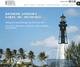 Bgsagency.com(Bateman, Gordon & Sands, Inc) Screenshot