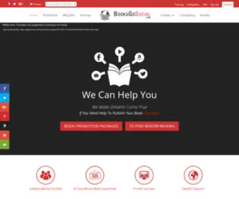 Bgsauthors.com(Books Go Social Authors) Screenshot