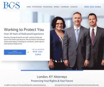 BGslawfirm.com(Personal Injury Attorneys) Screenshot