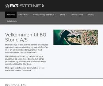 BGstone.dk(BG Stone A/S) Screenshot