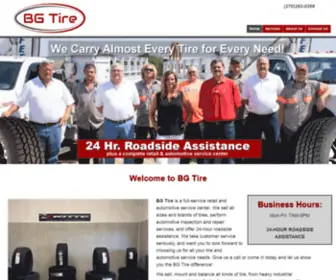 Bgtirellc.com(BG Tire) Screenshot