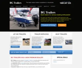 BGtrailers.com.au(Welcome BG Trailers) Screenshot