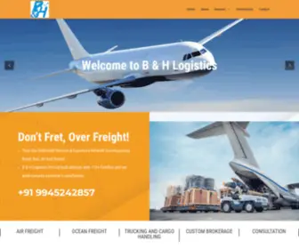BH-Logistics.com(B&H Logistics Private Limited) Screenshot