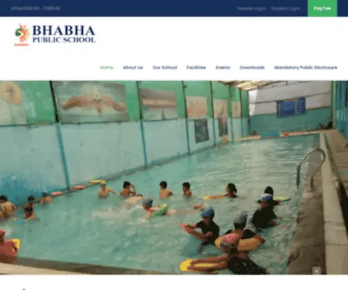 Bhabhaschool.in(Bhabha Public School) Screenshot