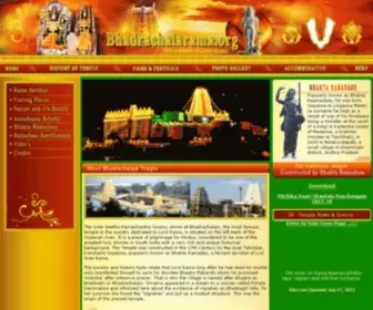 Bhadrachalarama.org(The e) Screenshot