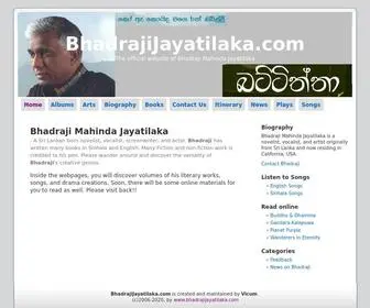 Bhadrajijayatilaka.com(BhadrajiJayatilaka) Screenshot