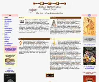 Bhagavata.org(Srimad Bhagavatam (Bhagavata Purana)) Screenshot