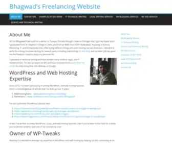 Bhagwad.com(Bhagwad's Freelancing Website) Screenshot