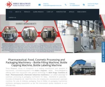 Bhagwatipharma.co.in(Pharma Machinery) Screenshot