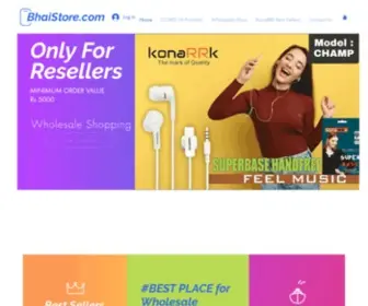 BhaiStore.com(Wholesale) Screenshot