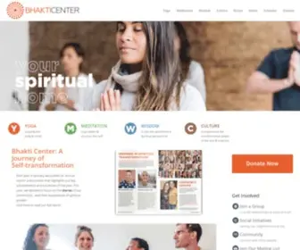 Bhakticenter.org(Bhakti Center is a spiritual and cultural center in New York City's East Village dedicated to offering experiences of self) Screenshot