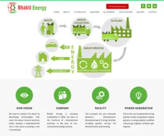 Bhaktienergy.com(Bhakti Energy Bhakti Energy a company) Screenshot