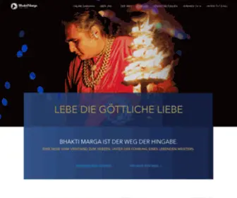 Bhaktimarga.de(Lebe die göttliche Liebe) Screenshot