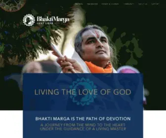Bhaktimarga.org(Experience Divine Love) Screenshot