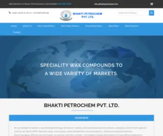 Bhaktipetrochem.in(Bhakti Petrochem) Screenshot