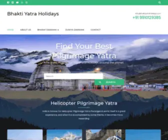 Bhaktiyatraholidays.com(Uttarakhand Tour Packages) Screenshot