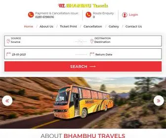 Bhambhubus.in(Online Bus Ticket Booking) Screenshot