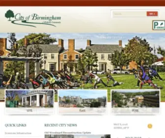 BhamGov.org(City of Birmingham) Screenshot