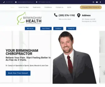 Bhamhealth.com(Chiropractor Birmingham) Screenshot