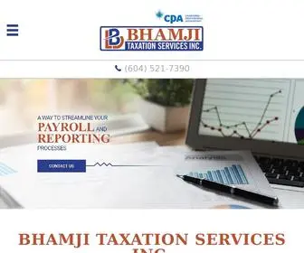 BhamjicPa.com(Tax Accountant New Westminster BC) Screenshot