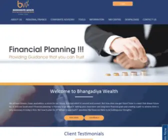 Bhangadiyawealth.com(bhangadiyawealth) Screenshot