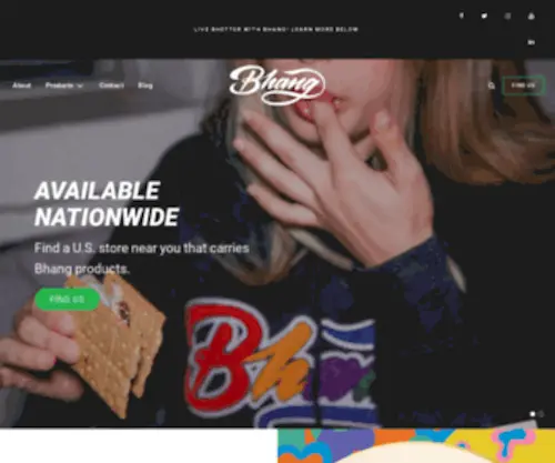 Bhangchocolate.com(Premium Cannabis Products) Screenshot