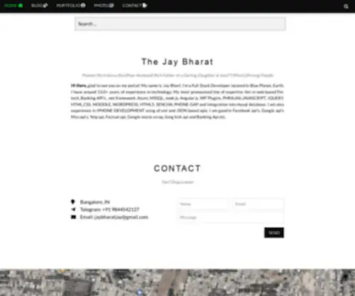 Bharatbaba.com(Model and Software Engineer jay bharat) Screenshot