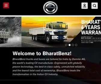 Bharatbenz.com(BharatBenz Trucks) Screenshot
