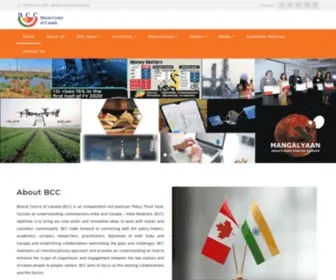 Bharatcentre.ca(A POLICY THINK TANK WITH A PURPOSE) Screenshot