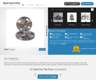 Bharatforgeandfitting.com(Bharat Forge & Fitting) Screenshot