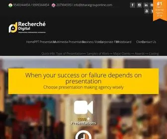 Bharatgrouponline.com(Professional PPT Designer Services) Screenshot