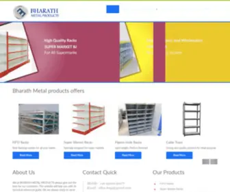 Bharathmetalproducts.com(Bharath Metal Products) Screenshot