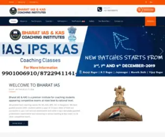 Bharatias.in(IAS Coaching in Bangalore/KAS) Screenshot