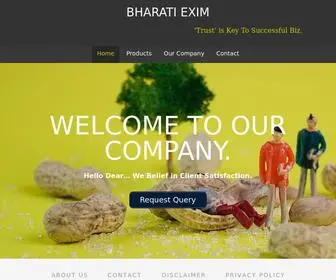 Bharatiexim.com(Bharati Exim) Screenshot